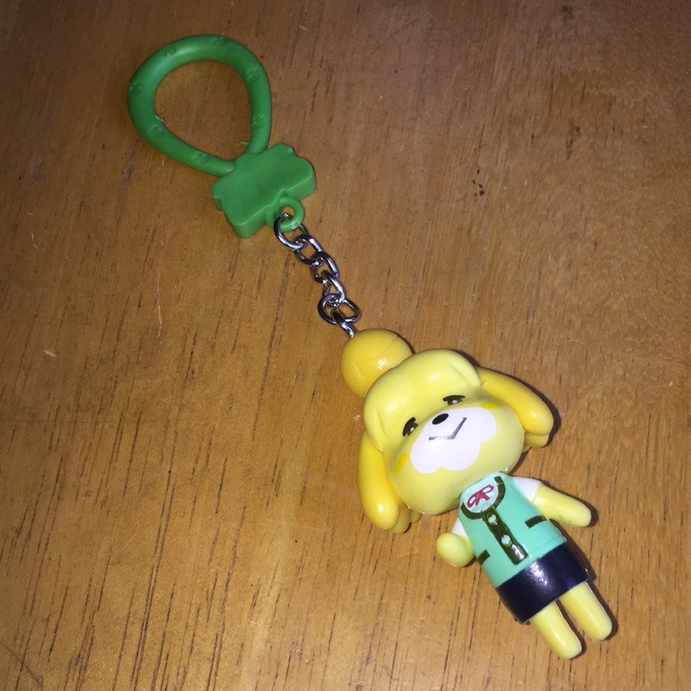 Nintendo Animal Crossing Backpack Buddies Isabelle Figure Mini Bag Clip in good